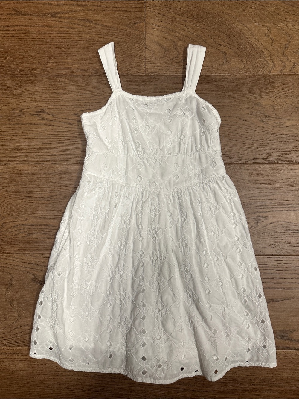 abercrombie kids White Eyelet Sundress with Straps
